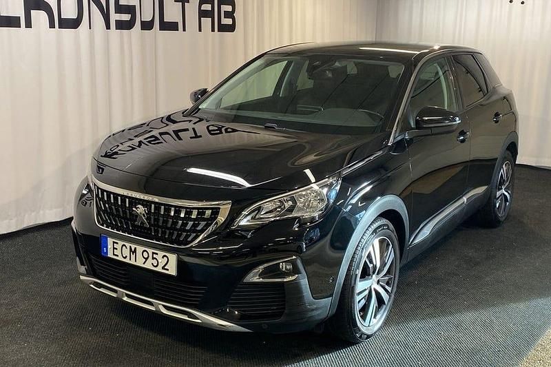 Svart Begagnad 2017 Peugeot 3008 Allure SUV | 139 000 kr (Marknadspris) - Bild 1/4
