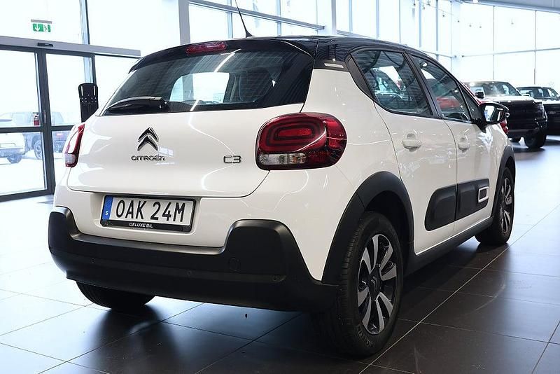 Begagnad Citroën C3 PureTech 83 HK (61 kW) 2022 Vit Halvkombi