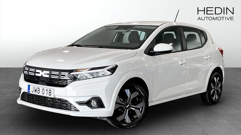 Snövit Ny 2025 Dacia Sandero Expression Halvkombi | 189 900 kr (Superpris) - Bild 1/4