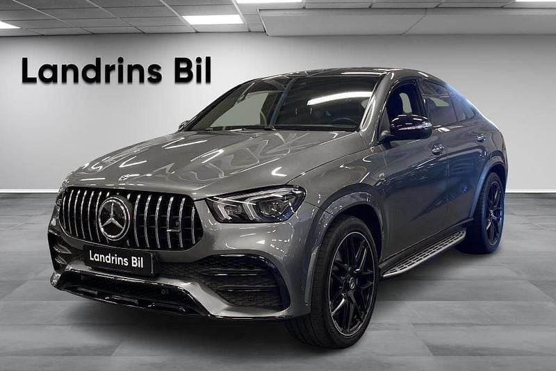 Grå Begagnad 2020 Mercedes GLE53 AMG AMG Sportkupé | 839 000 kr - Bild 1/4