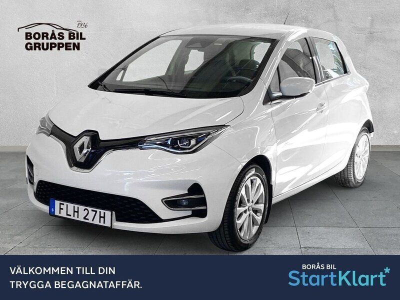 Vit Begagnad 2022 Renault Zoe Zen Halvkombi | 169 000 kr (Marknadspris) - Bild 1/3