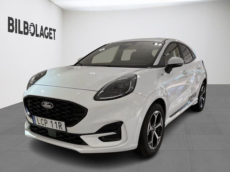Vit Begagnad 2024 Ford Puma ST-Line SUV | 299 800 kr (Dyr) - Bild 1/4