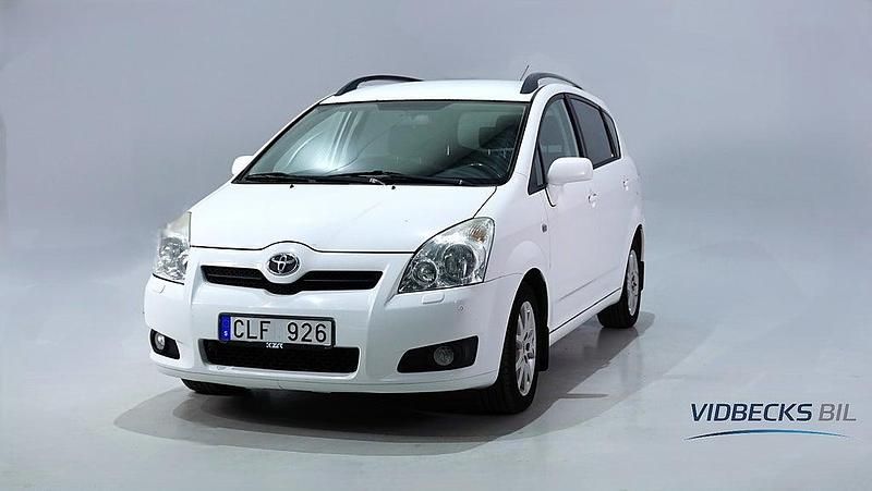 Vit Begagnad 2008 Toyota Corolla Verso Minibuss | 43 900 kr (Marknadspris) - Bild 1/4