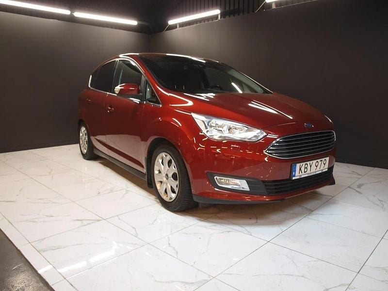 Röd Begagnad 2015 Ford C-MAX Titanium Minibuss | 79 900 kr (Lite dyr) - Bild 1/4