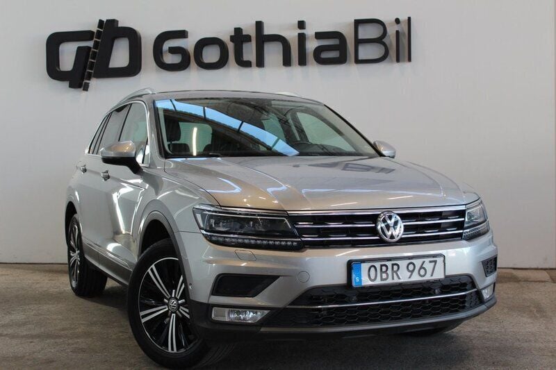 Silver Begagnad 2016 VW Tiguan GT SUV | 174 900 kr (Marknadspris) - Bild 1/4