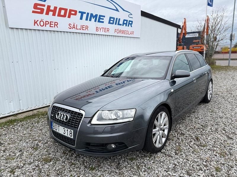 Mörkgrå (grå) Begagnad 2008 Audi A6 S-Line Kombi | 39 900 kr (Bra pris) - Bild 1/4