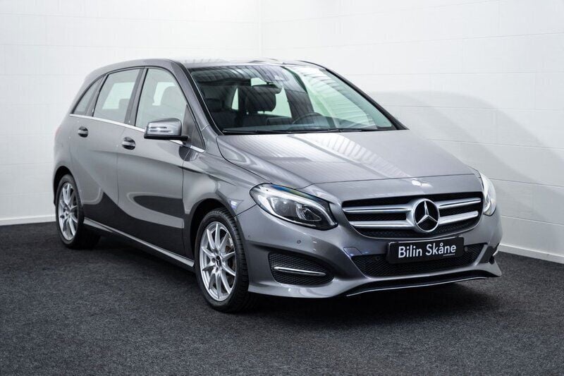 Mörkgrå (grå) Begagnad 2015 Mercedes B220 Urban Minibuss | 179 900 kr - Bild 1/4