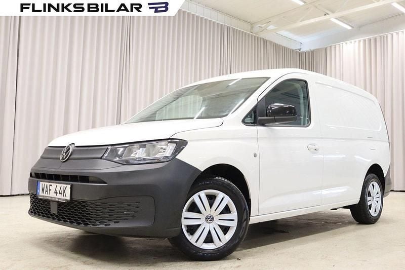 Vit Begagnad 2023 VW Caddy Maxi Minibuss | 299 900 kr (Marknadspris) - Bild 1/4