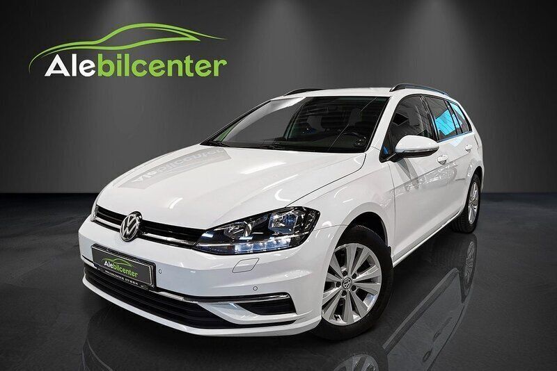 Vit Begagnad 2019 VW Golf VII Kombi | 164 900 kr (Marknadspris) - Bild 1/4