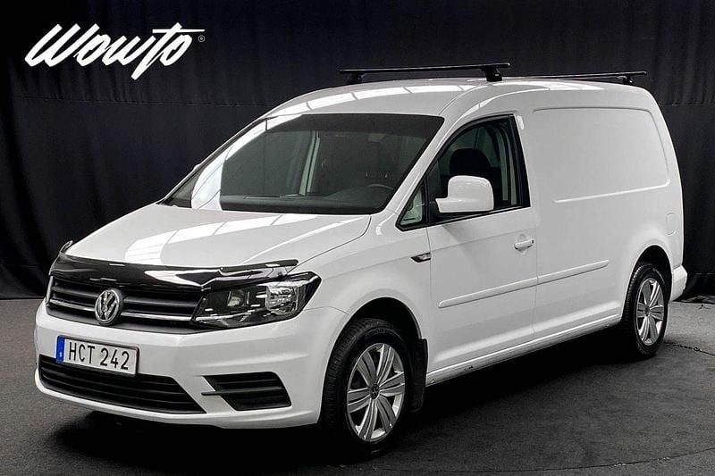 Vit Begagnad 2016 VW Caddy Maxi Minibuss | 89 800 kr (Superpris) - Bild 1/3