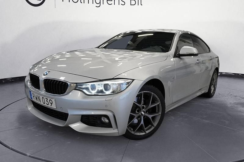 Silver Begagnad 2017 BMW 420 Gran Coupé M Sport Sportkupé | 189 900 kr - Bild 1/4