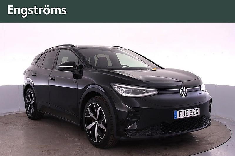 Svart Begagnad 2022 VW ID.4 GTX SUV | 349 000 kr (Marknadspris) - Bild 1/4