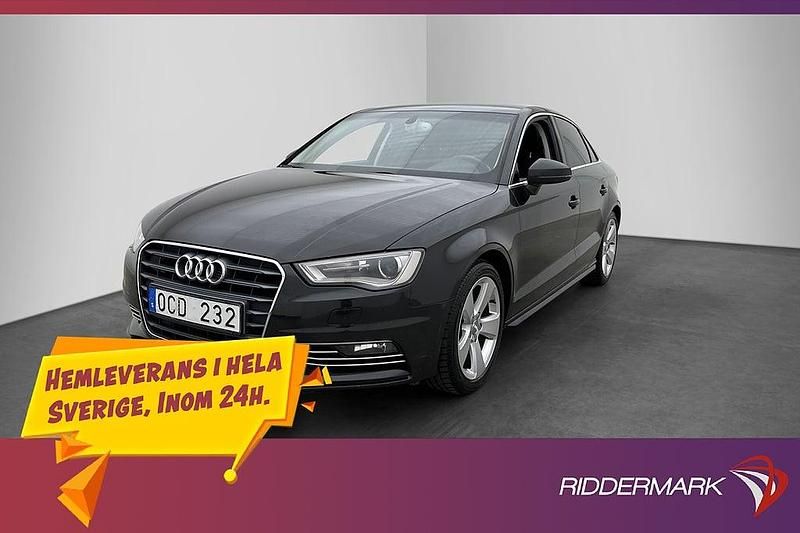 Begagnad Audi A3 Ambition 2014 Svart Sedan