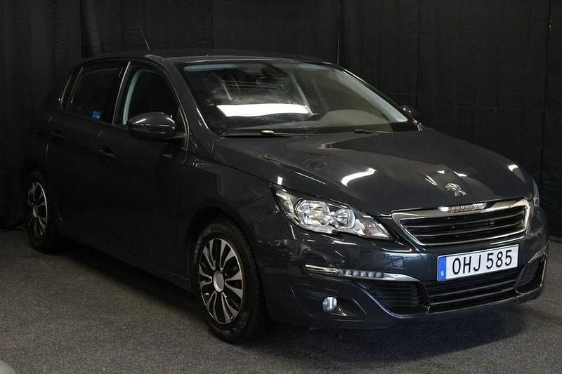 Begagnad Peugeot 308 Active 99 HK (72 kW) 2016 Mörkgrå Halvkombi