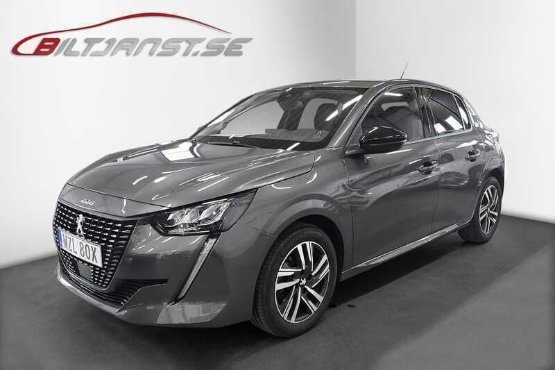 Grå Begagnad 2022 Peugeot 208 Allure Halvkombi | 194 900 kr (Lite dyr) - Bild 1/4
