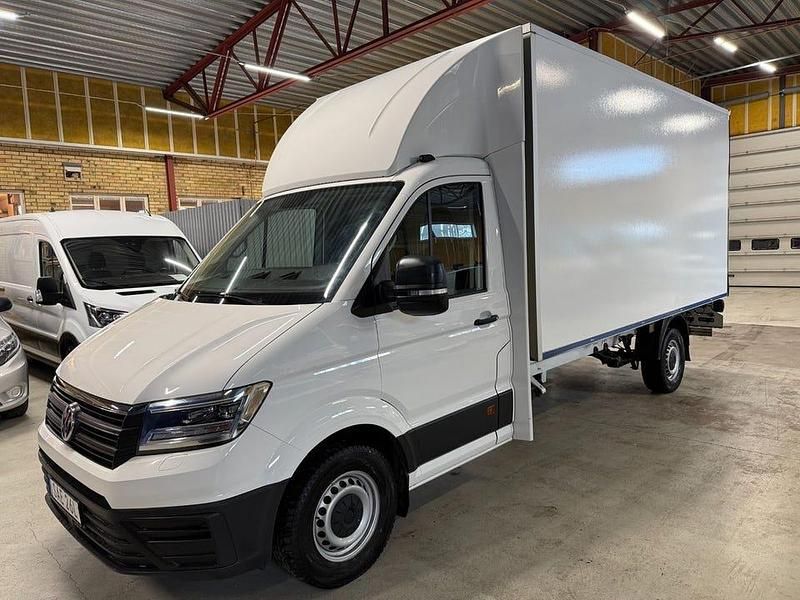 Vit Begagnad 2021 VW Crafter Van | 329 000 kr (Marknadspris) - Bild 1/4