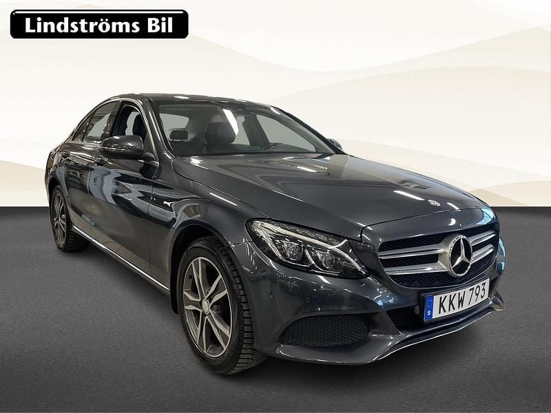 Begagnad Mercedes C220 Avantgarde 170 HK (125 kW) 2015 Mörkgrå Sedan