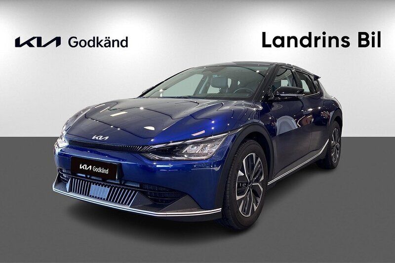 Blå (yacht blue) Begagnad 2022 Kia EV6 3 SUV | 449 000 kr (Marknadspris) - Bild 1/4