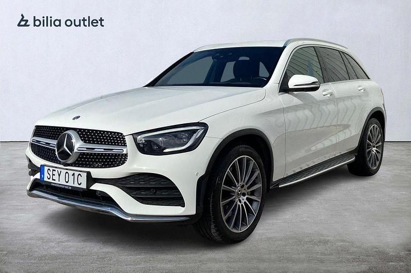 Vit Begagnad 2020 Mercedes GLC220 AMG line SUV | 374 900 kr (Marknadspris) - Bild 1/3