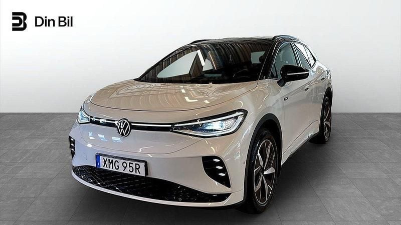 Vit Begagnad 2023 VW ID.4 GTX SUV | 389 900 kr (Bra pris) - Bild 1/4