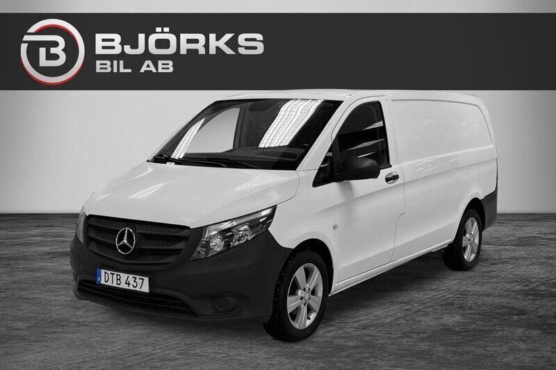 Vit Begagnad 2015 Mercedes Vito Minibuss | 124 500 kr (Marknadspris) - Bild 1/4