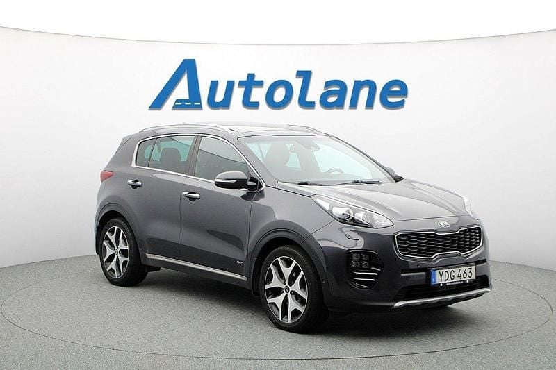 Grå Begagnad 2016 Kia Sportage GT-Line SUV | 189 900 kr (Marknadspris) - Bild 1/3