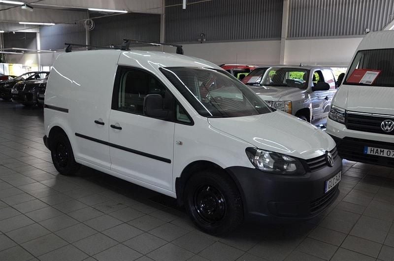 Vit Begagnad 2014 VW Caddy Minibuss | 69 900 kr (Marknadspris) - Bild 1/4