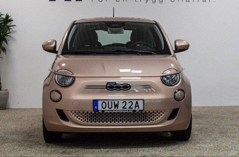 Gul Begagnad 2021 Fiat 500e Halvkombi | 169 000 kr (Marknadspris) - Bild 1/4
