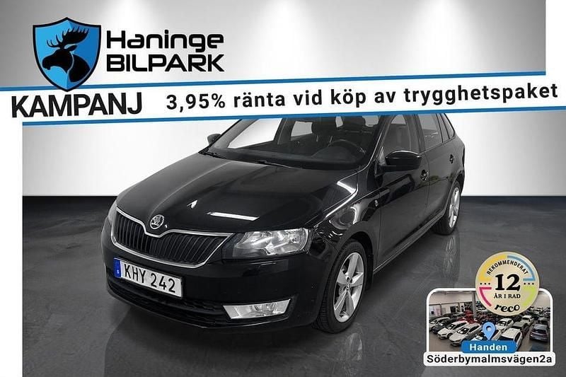 Begagnad Skoda Rapid 86 HK (63 kW) 2014 Svart Halvkombi