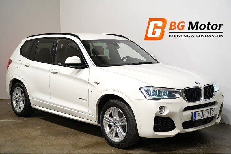 Vit Begagnad 2017 BMW X3 M Sport SUV | 199 900 kr (Marknadspris) - Bild 1/3