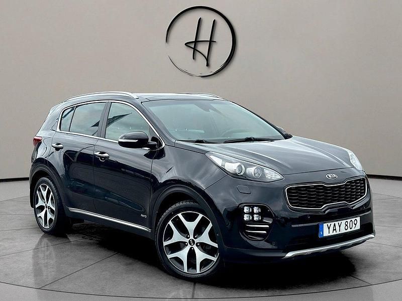 Svart Begagnad 2015 Kia Sportage GT-Line SUV | 169 900 kr (Dyr) - Bild 1/4