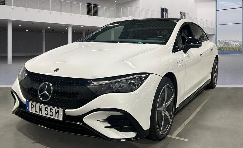Vit (polarvit ) Begagnad 2024 Mercedes EQE350 Premium Sedan | 639 000 kr (Marknadspris) - Bild 1/4