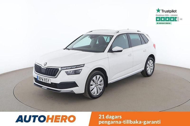 Vit Begagnad 2020 Skoda Kamiq Style SUV | 212 000 kr - Bild 1/4