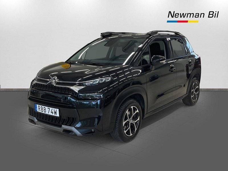 Svart Begagnad 2024 Citroën C3 Aircross PureTech SUV | 209 900 kr (Bra pris) - Bild 1/4