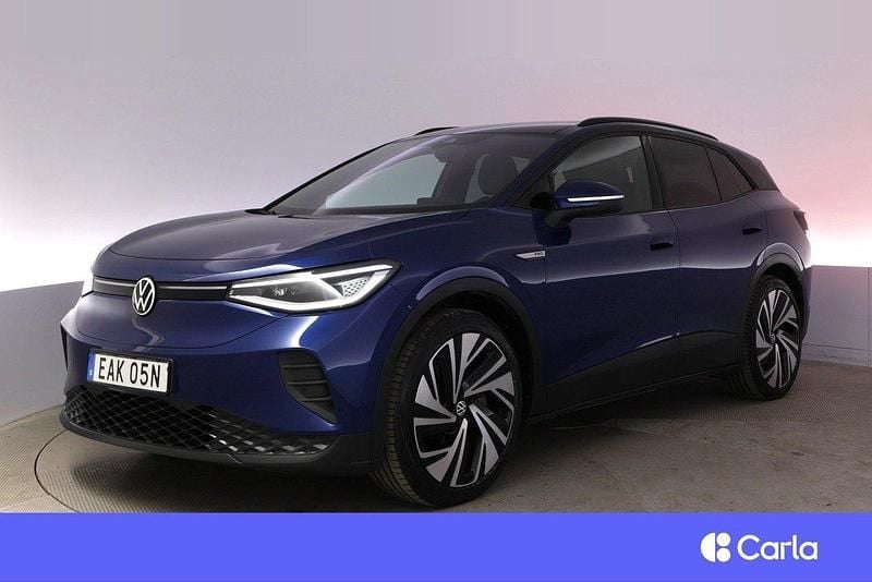 Blå Begagnad 2021 VW ID.4 Pro Performance SUV | 324 900 kr (Marknadspris) - Bild 1/3