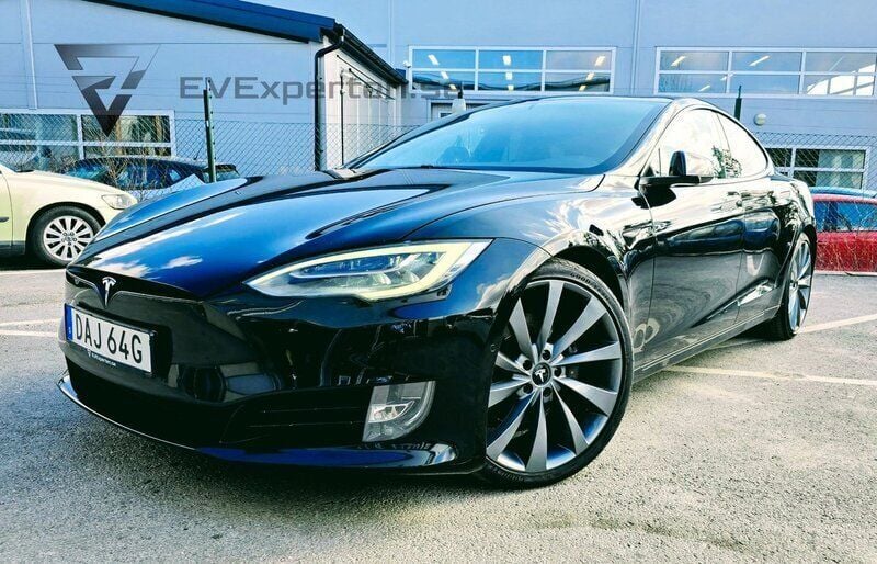 Svart Begagnad 2019 Tesla Model S Long Range Sedan | 319 000 kr (Bra pris) - Bild 1/4