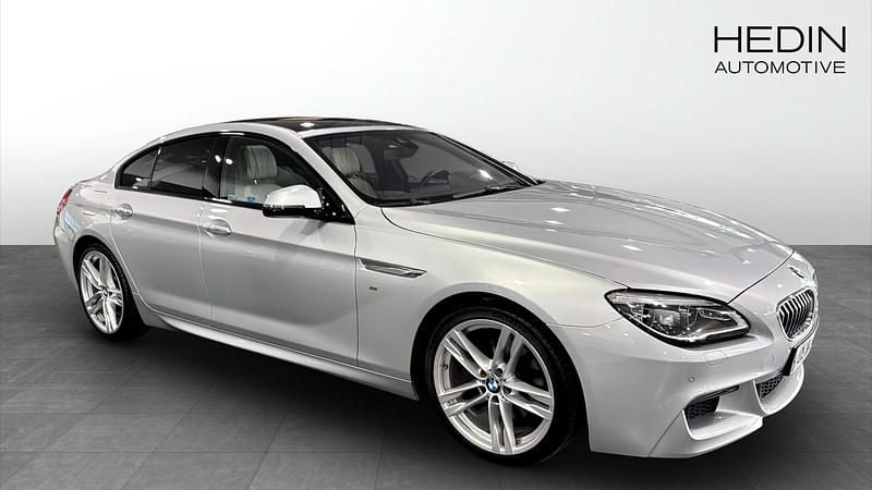 Begagnad BMW 640 M Sport 313 HK (230 kW) 2015 Silver metallic Sportkupé