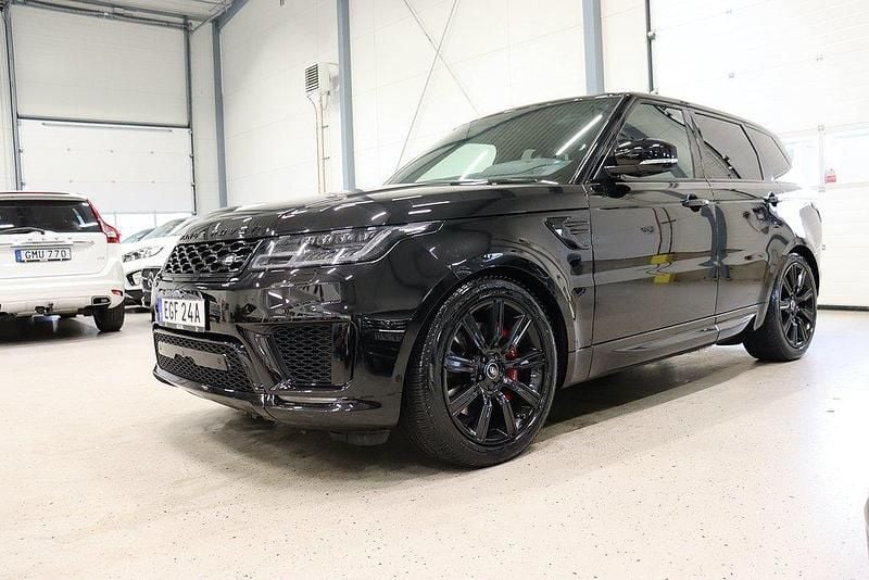 Svart Begagnad 2019 Land Rover Range Rover Sport HSE SUV | 699 900 kr - Bild 1/4