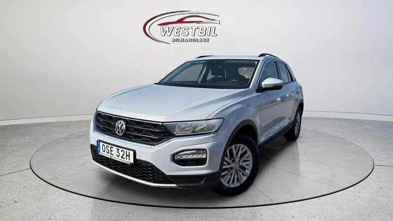 Vit Begagnad 2019 VW T-Roc SUV | 169 900 kr (Bra pris) - Bild 1/4