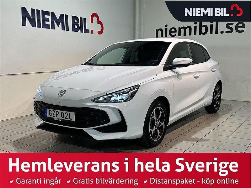 Vit Begagnad 2024 MG MG3 Luxury Halvkombi | 269 900 kr (Marknadspris) - Bild 1/3