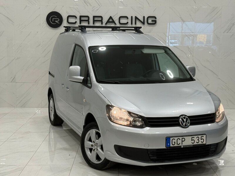Silver Begagnad 2012 VW Caddy Minibuss | 64 900 kr (Bra pris) - Bild 1/4