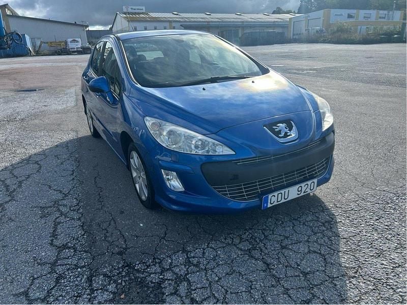 Blå Begagnad 2010 Peugeot 308 Halvkombi | 24 900 kr (Bra pris) - Bild 1/4