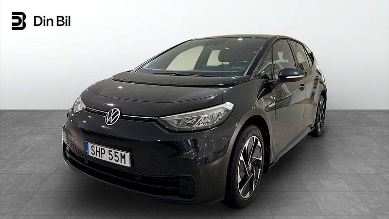 Mörkgrå Begagnad 2022 VW ID.3 Pro Performance Halvkombi | 219 900 kr (Marknadspris) - Bild 1/4