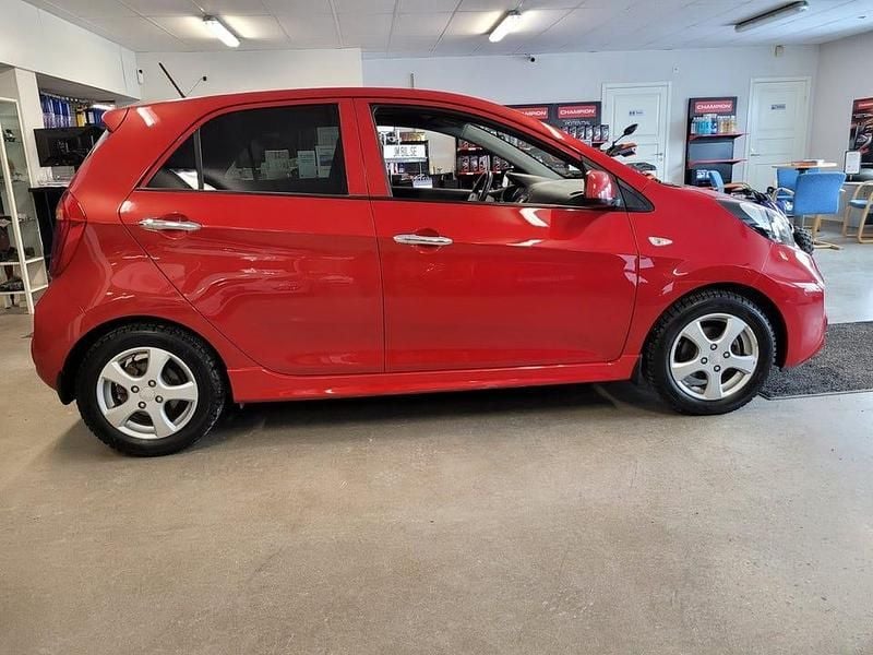 Begagnad Kia Picanto 67 HK (49 kW) 2017 Röd Halvkombi