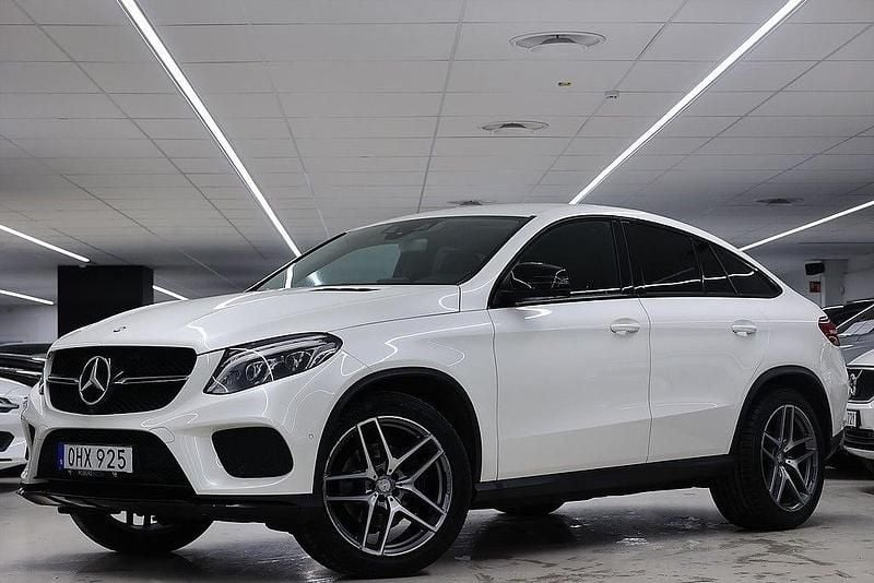 Begagnad Mercedes GLE350 AMG 258 HK (189 kW) 2016 Vit Sportkupé