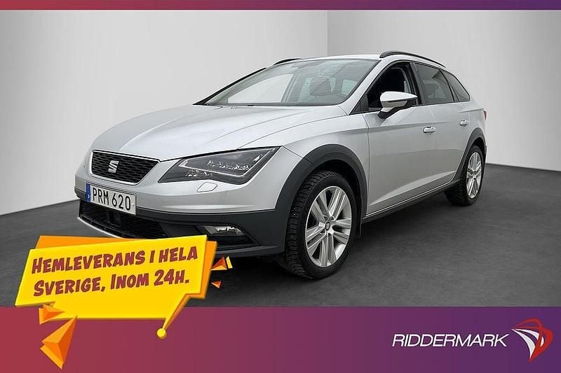 Silver Begagnad 2016 Seat Leon X-Perience Kombi | 148 900 kr - Bild 1/3