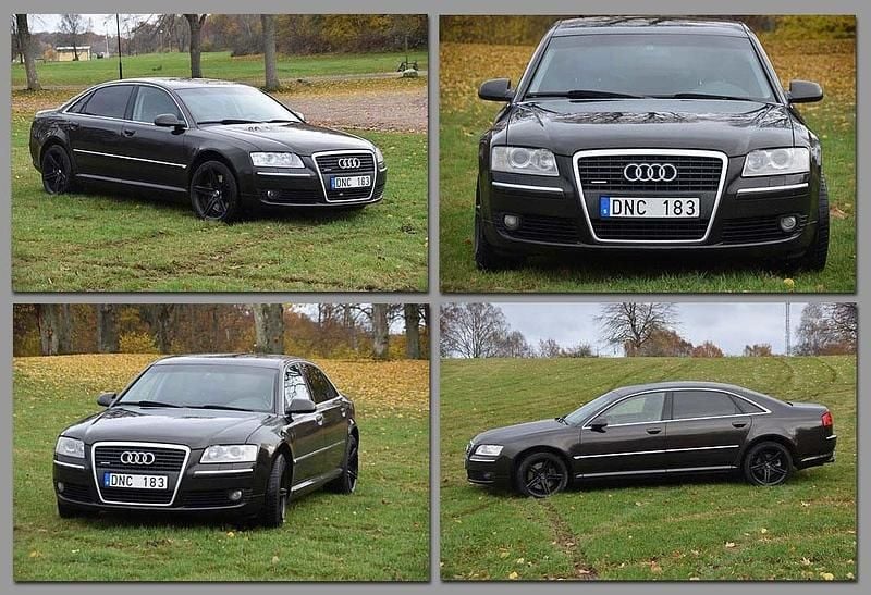 Svart Begagnad 2007 Audi A8L Sedan | 125 000 kr - Bild 1/4