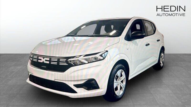 Vit Ny 2024 Dacia Sandero Expression Halvkombi | 209 800 kr (Marknadspris) - Bild 1/4