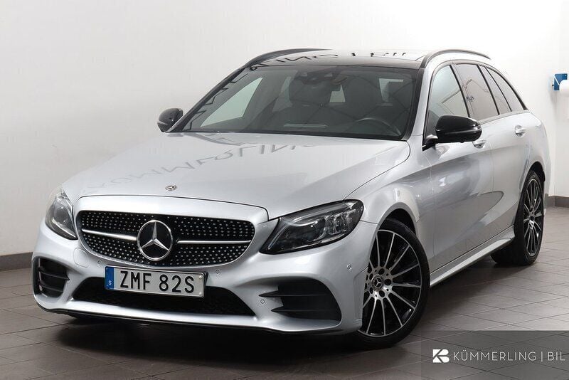 Silver Begagnad 2019 Mercedes C300 SE Kombi | 379 900 kr - Bild 1/4