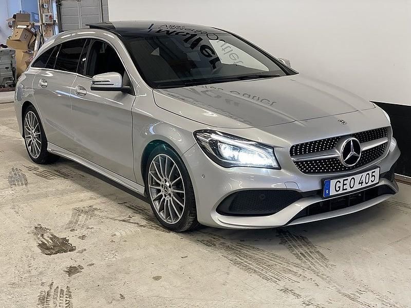 Begagnad Mercedes CLA200 Shooting Brake 136 HK (100 kW) 2018 Silver Kombi